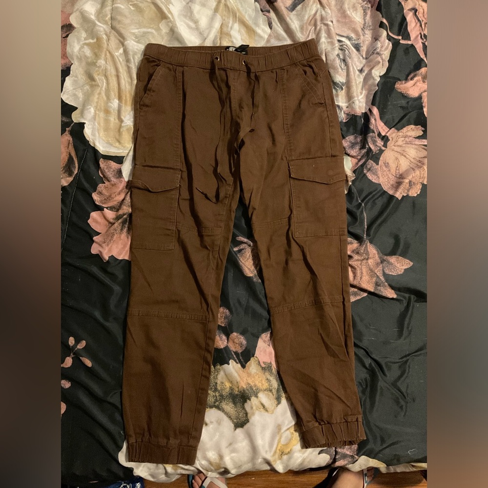 Brown cargo pants